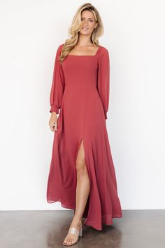 Our Giselle Maxi Dress comes in a dusty olive color and is oh so gorgeous. Don't forget to get this dress for your next event! Terracotta Color, Loungewear Fashion, Winter Formal Dresses, Baltic Born, Rust Dress, Dress Dusty, Chiffon Material, Velvet Fashion, Cup Size