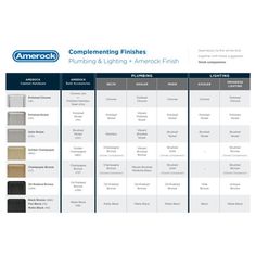 an overview of the different colors and finishes on this sheet of paper, which is also available for printing