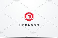 hexagon letter logo design