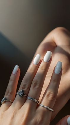 Achieve stunning white nails with our latest MILKY DESIGN nails trend Get inspired with trendy black and blue and cute pink and short nail art ideas Explore red and milky pearl designs Perfect for your next manicure Cute White Nails, Short Nail Art Ideas, Birthday Nail, Nail Goals, Party Dress Classy, Nails Trend, Nail It