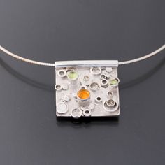 Modern Silver Jewelry With Birthstone, Modern Silver Birthstone Necklace, Modern Silver Birthstone Necklaces, White Gold Sterling Silver Necklace With Multi-stone, White Gold Sterling Silver Multi-stone Necklace, White Gold Multi-stone Sterling Silver Necklace, Modern Pendant Jewelry With Bezel Setting, Modern Sterling Silver Jewelry With Bezel Setting, Modern White Gold Multi-stone Jewelry