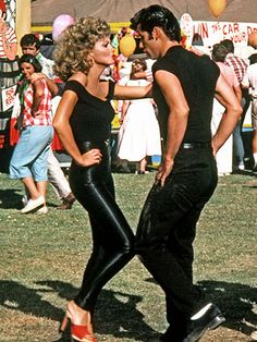 black and white photograph of two people dancing