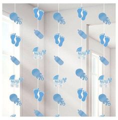 Simple Baby Shower Decorations, Blue Baby Shower Decorations, Baby Boy Decorations, Welcome Home Baby