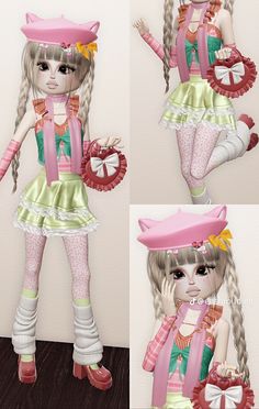 Spring Break Dress, Harajuku Dress, Dti Hacks, Emo Roblox Avatar, Dti Ideas, Dti Fits, Dti Outfits, Cute Doll, Fit Fashion