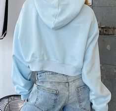 Oversized Light Blue Cotton Hoodie, Trendy Light Blue Cotton Hoodie, Oversized Light Blue Hoodie For Loungewear, Light Blue Hoodie For Streetwear In Spring, Light Blue Hoodie For Spring Streetwear, Los Angeles Graphic, Crop Hoodie, Grey Light, Print Graphic