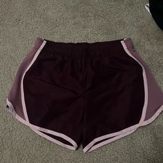 Pink/Purple Athletic Shorts; Elastic Waist Band; Drawing; Never Worn; Comes From A Smoke And Pet Free House Purple Athletic Shorts For Gym In Summer, Casual Purple Athletic Shorts For Gym, Casual Purple Gym Shorts, Casual Purple Shorts For Gym, Purple Gym Bottoms Short Length, Purple Athleisure Shorts For Beach, Stretch Purple Shorts For Beach, Purple Stretch Beach Shorts, Purple Stretch Shorts For Beach