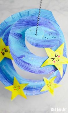 paper plate crafts for kids to make with crescent and stars