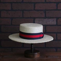 Tweed Run, Straw Boater Hat, Straw Boater, Boater Hat