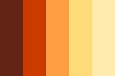 an orange, yellow and brown color scheme