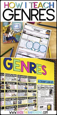 a poster with the title how teach genries