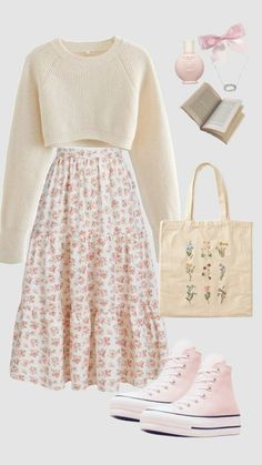 Femenine Outfits Style Winter, Apostolic Outfit Ideas, Modest Cute Outfits, Casual Feminine Outfits, Modest Aesthetic, Apostolic Outfits, Apostolic Outfit, Modesty Outfits, Cute Modest Outfits