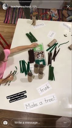 Tubishvat Crafts Preschool, Tree Investigation Preschool, Trees Unit Preschool, Preschool Trees Theme, Forest Unit Preschool, Creative Curriculum Tree Study Ideas, Tree Study Preschool, Forest Lesson Plans Preschool, Trees Creative Curriculum Ideas