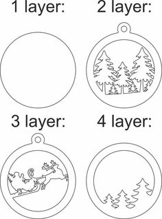 christmas ornament worksheet for kids to learn how to make the ornaments