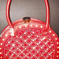 Red Sparkly Fashionable Handbag Red Satchel Shoulder Bag For Parties, Red Tote Bag For Party, Retro Red Shoulder Bag For Formal Occasions, Red Vintage Shoulder Bag For Shopping, Vintage Red Shoulder Bag For Shopping, Retro Red Formal Shoulder Bag, Red Vintage Shopping Bag, Formal Retro Red Shoulder Bag, Red Tote Shoulder Bag For Party