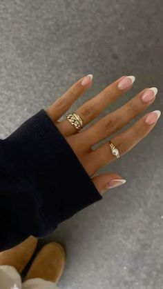 Bridesmaids Nails, French Manicure Nails, Basic Nails, Cat Eye Nails, Nagel Inspo, Girls Nails, Classy Nails, French Tip Nails