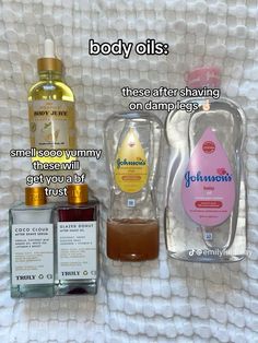 Skincare, Body Oil, Bodycare, Moisturizer, Clean Girl Aesthetic Baby Oil Gel, Oil Gel, Holiday Cardigan, Shower Products, Body Hygiene, Shower Skin Care