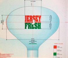 an advertisement for jersey fresh is shown on a computer screen