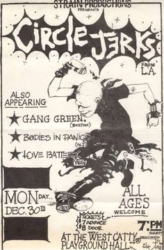 an old concert poster for the rock band cric jers, which was released in 1971