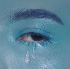 Steven Universe Aesthetic, Aayla Secura, Mighty Nein, Aesthetic Makeup, Melanie Martinez, Blue Aesthetic, Face Art, Blue Diamond, Makeup Art