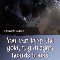 an image of a dragon with the caption you can keep the gold, my dragon boards books