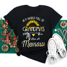 Buy In A World Full Of Grandmas Be A Memaw Grandma Shirt at Fantasywears. Hight quality products with perfect design is available in a spectrum of colors and sizes, and many different types of shirts! Unisex T-Shirt – 100% Cotton (fiber content may vary for different colors) – Medium fabric (5.3 oz/yd² (180 g/m²)) – Classic fit – Tear away the label – Runs true to size Women T-Shirt – 100% combed ringspun cotton (fiber content may vary for different colors) – Light fabric (4.3 oz/yd² (146 g/m²)) Grandma Shirt, Grandma Shirts, Hight Quality, Women T Shirt, In A World, Sew-in Labels, Sweatshirt Hoodie, Types Of Shirts, A World