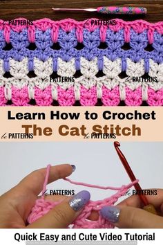 the crochet video guide for beginners to learn how to crochet