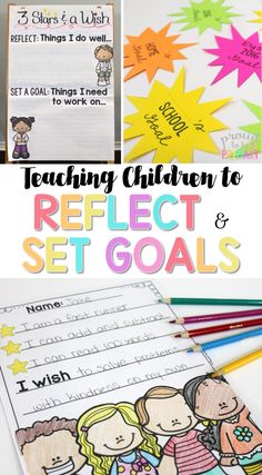 teaching children to reflect and set goals