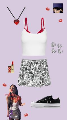 Cute Outfits To Wear To Olivia Rodrigo Concert, Olivia Tour Outfits Ideas, Ts Concert Outfit, Olivia Rodrigo Shirt Ideas Diy, Bad Idea Right Outfit, Olivia Outfits Concert, Bad Idea Right Olivia Rodrigo Outfit