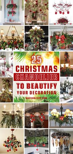 25 christmas chandeliers to beauify your decoration