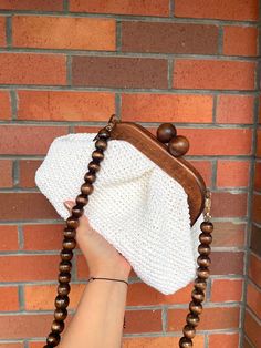 Crochet Straw Tote Bag Wooden Framed Knitting Raffia Bag - Etsy White Straw Clutch Bag For Beach, Natural Knitted Straw Bag For The Beach, Knitted Natural Straw Bag For The Beach, Handmade White Crochet Clutch Bag, White Handmade Crochet Clutch Bag, Yarn Gifts, Straw Tote Bag, Holiday Bag, Raffia Bag