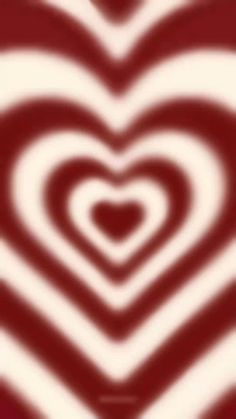 a red and white heart shaped pattern