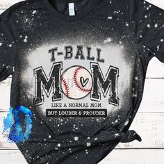 Loud and Proud T-Ball Mom Unisex Bleached Shirt  Small, Medium, Large, XL, 2x, 3x, 4x Available  We are so excited you found us! We hope to provide every customer with an exceptional online shopping experience! We care about our customers and want to ensure they receive only superior quality products! This is why we use only the best products available and latest technology and equipment. As a sign of gratitude for supporting our small business all tshirts ship free! Please feel free to contact Tee Ball Mom Shirts, Tee Ball Mom, Ty Dye, Bleach White, Sublimation Shirts, Mom Graphic Tees, Softball Mom Shirts, Bleach T Shirts, Baseball Mom Shirts