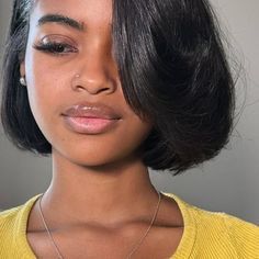 Straight Bob, Hot Hair Styles, Silk Press, Cute Cuts, Relaxed Hair, Protective Styles, Hair Cut, Atlanta Ga