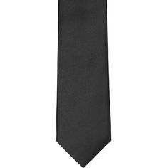 Talk about trendy! This black clip-on tie features a pre-tied knot that safely and securely attaches to the shirt collar. It looks exactly like a standard tie when worn. 2.5-inch, slim width. This is a great size for stylish personal use, but we love it for modern group or uniform attire. We can definitely see caterers wearing this tie. It's not too skinny, not too wide. The tie itself is made of durable, 100% polyester with a light satin finish (not overly shiny). We recommend this shade for a Tied Knot, Slim Tie, Matching Accessories, Wow Products, Shirt Collar, Necktie, Tie Clip, Satin Finish, Solid Black