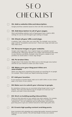 SEO checklist | digital marketing | social media growth tips Social Media Marketing Checklist, Shopify Checklist, Checklist Design, Digital Marketing Logo, Branding Checklist, Business Strategy Management, Seo Checklist, Social Media Marketing Planner, Marketing Checklist