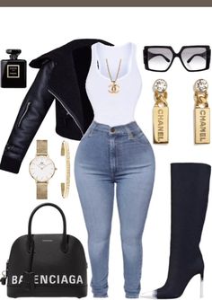 Dinner Party Outfit, Look Jean, Looks Black, Classy Casual Outfits, Instagram Girls, Casual Chic Outfit, Cute Swag Outfits, Mode Inspo