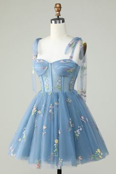 Fairy Tail Homecoming Theme Dresses, Fairytale Dress Homecoming, Alice In Wonderland Homecoming Dress, Elegant Hoco Dress, Fairytale Hoco Dress, Pretty Hoco Dresses Short, Prom Dress Inspiration Short, Blue Wedding Dress Short