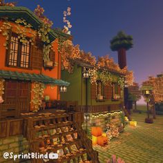 Thanks to my boyfriend, I was finally able to make my little fall scenery work! ✦ . 　⁺ 　 . ✦ . 　⁺ 　 . ✦ Resource pack - mizuno's 16 craft - mizuno invisible item frames - mizuno cit - Ghoulcraft Mods - yuushya townscape mod ✦ . 　⁺ 　 . ✦ . 　⁺ 　 . ✦ Minecraft Castle Blueprints, Cool Minecraft Houses, Minecraft Inspo, Minecraft City, Minecraft House Designs, Cool Minecraft, Block Craft