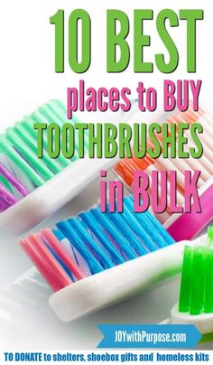 Top 10 Best places to buy toothbrushes in bulk #operationchristmaschild #joywithpurpose #shopping