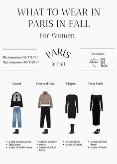 Wondering what to wear in Paris this fall? Discover the perfect outfits for women that combine comfort and Parisian chic. From stylish jackets to cozy scarves, find out how to stay warm and fashionable during your autumn trip to Paris. Click the link for more tips, photos and outfit ideas! Paris In November Packing List, Autumn Paris Outfits, Paris In November Outfits, Paris Autumn Outfit, How To Dress In Paris, Paris Outfits Fall