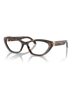 in stock Versace Cat Eye Eyeglasses, Contemporary Shapes, Versace Eyewear, Versace Eyeglasses, Black Accessories, Eyewear Brand, Eyewear Womens, Pale Gold, Eyeglasses For Women