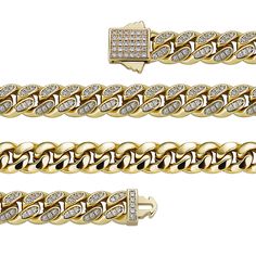 Who doesn't love a little bling? Our 8mm Miami Cuban Link Bracelet is the perfect way to add some dazzle to your look. This fashionable bracelet is plated in high quality 14k gold for a luxurious look that won't break the bank. The Cuban link design is timeless and chic, and the 8mm width is just right for making a statement without being over-the-top. Whether you're dressing up for a night out or just accenting your everyday style, this bracelet is sure to please. So go ahead and treat yourself Ice Necklace, Cuban Link Bracelet, Miami Cuban Link, Link Design, Miami Cuban, White Gold Bracelet, Cuban Link, Hip Hop Fashion, Everyday Style