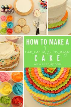 how to make a cake with fondant and icing on the outside, inside and out