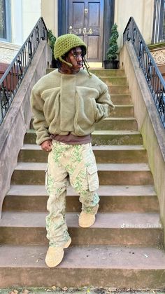 Smino Outfits, Fashion Outfits Men Street Styles, Mens Streetwear Outfits, Streetwear For Men, Black Men Street Fashion, Streetwear Fits, Men Street Fashion, Street Style Outfits Men