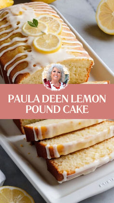 Paula Deen Lemon Pound Cake Paula Deen Lemon Cake, Lemon Butter Pound Cake Recipe, Lemon Loaf Glaze, Toppings For Pound Cake, Lemon Pound Cake From Cake Mix Boxes, Lemon Pound Cake With Glaze, Lemon Pound Cakes, Lemon Pudding Cake Recipe, Best Lemon Pound Cake