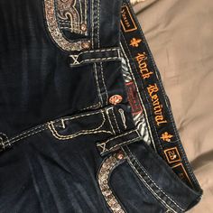 Very Cute Jeans! I’m Asking 95, Because I’ve Never Worn! Western Pants, Birthday Outfits, Rock Revival Jeans, Cute Jeans, Jeans Rock, Rock Revival, Birthday Outfit, Jean Outfits, Color Blue