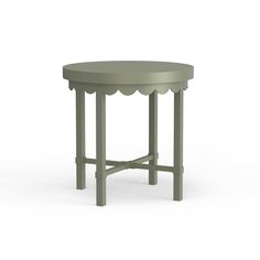 Our Riviera Side Table is a charming addition to any outdoor space. Crafted from durable aluminum and featuring a scalloped edge detail, this table exudes timeless femininity and tradition. Impeccably made for outdoor use, it withstands the elements with ease, making it perfect for patios, porches, gardens, pool areas, and more. This item typically ships within 10-12 weeks. To order a frame metal sample, please email hello@brookeandlou.com. Scallop Side Table, Pool Areas, Cafe Tables, Round Side Table, 12 Weeks, Pool Area, Scalloped Edge, Side Tables, Outdoor Table