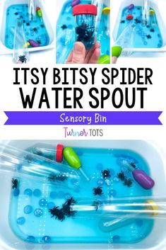 it'sy bitsy spider water spout for kids to play with