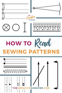 how to read sewing patterns with the words, how to read sewing patterns on it