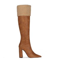 Shop Brown Fur Top Snow Boots Over The Knee Boots color Brown for Dancing Club, Party, School, Work with worldwide Free shipping & Free return. Flat Prom Shoes, Daisy Patterns, Navy Blue Wedding Shoes, Red Satin Heels, Navy Wedding Shoes, Kitten Heel Wedding Shoes, Neon Sandals, Bridal Shoes Low Heel, Sequin Sandals